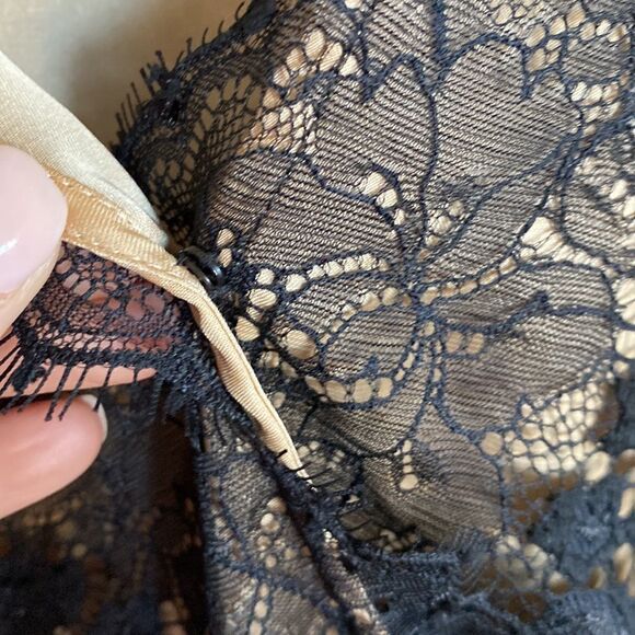 Twelfth Street by Cynthia Vincent- Sleeveless Lace Maxi Dress- Size Medium - Picture 14 of 17